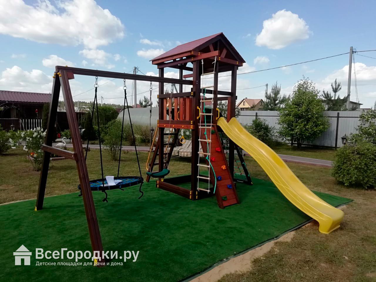 Детский игровой комплекс для дачи Домовенок Макси